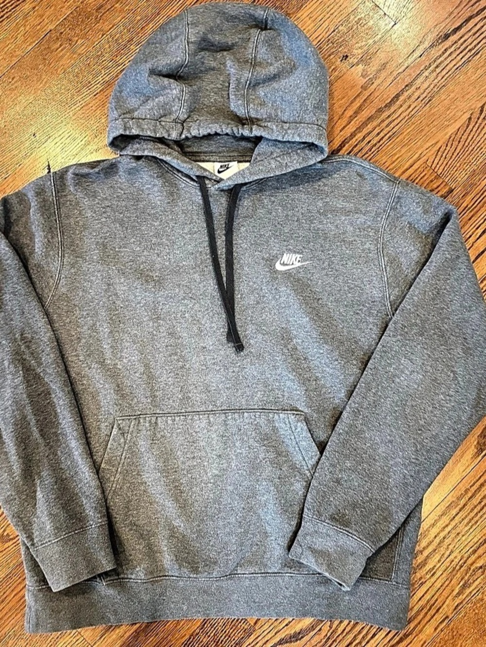 Nike Sportswear Club Fleece Pullover Hoodie Dark Gray Medium